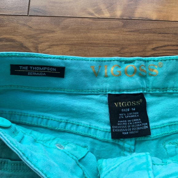 Vigoss girls the Thompson Bermuda teal 14 - Picture 2 of 3